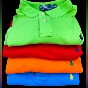 Polo bundle 4 shirts size XL